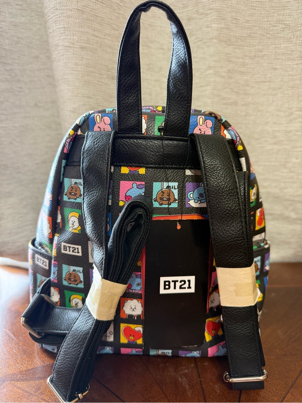 BT21 Colorful Character Mini Backpack - Picture 6 of 12